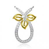 Beautifully Crafted Diamond Pendant Set with Matching Earrings in 18k gold with Certified Diamonds - LPT2173P, LPT2173PE